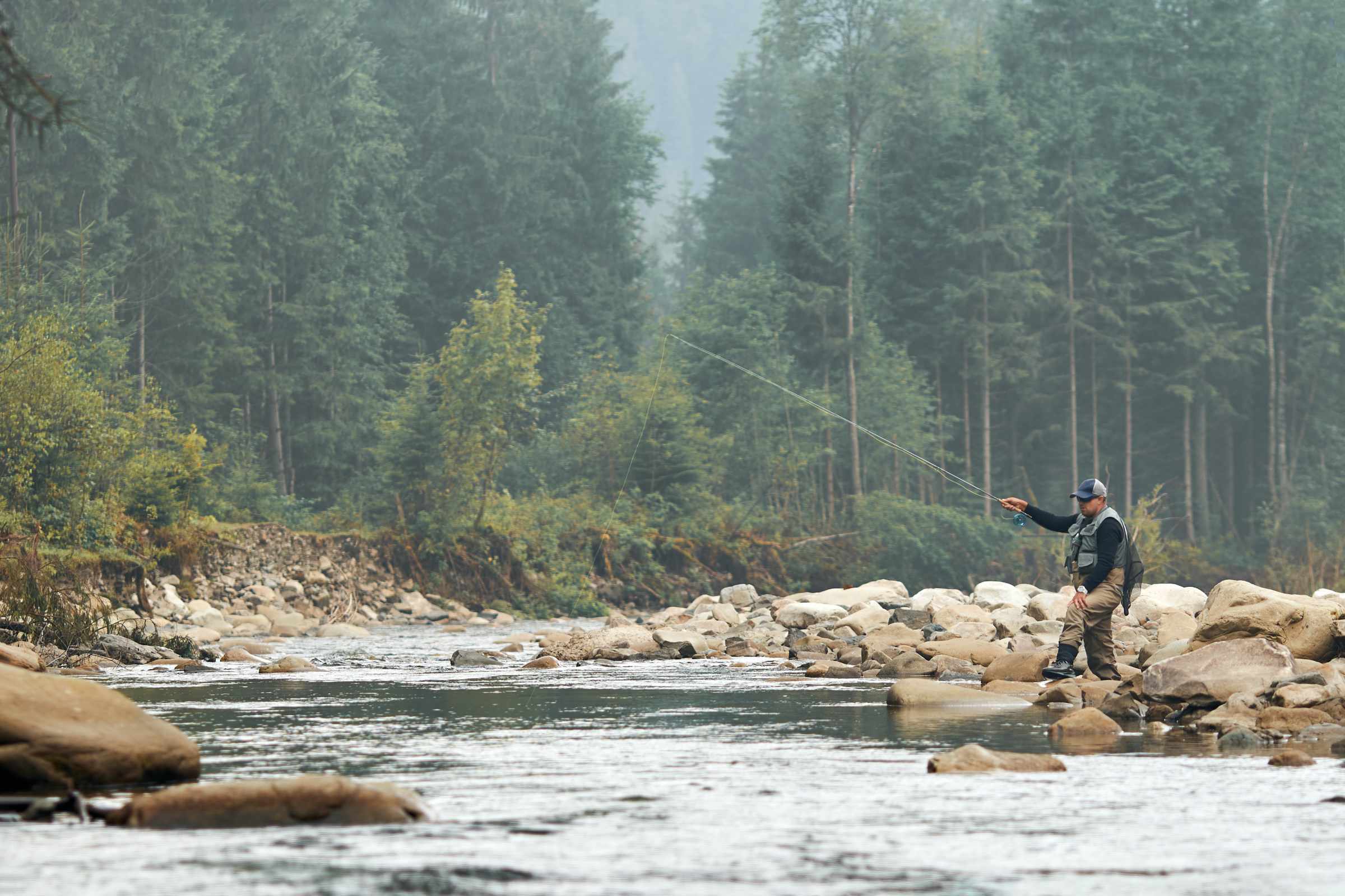 fly fishing while concidering using Tempest360 services
